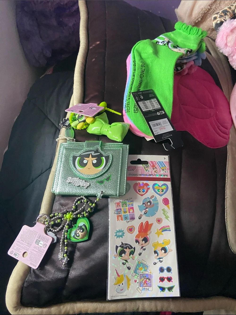 Buttercup Green Wallet and Charm Kids Accessory Set